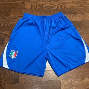 Team Italy soccer shorts